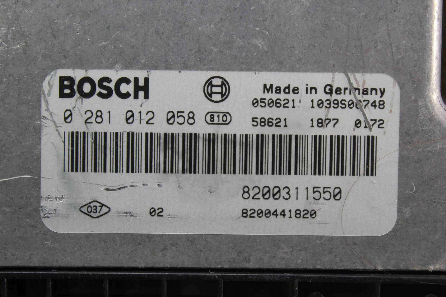 Centralita del motor Renault Laguna Master 8200311550 8200441820 Bosch 0281012058 0281 012 058 - foto 2