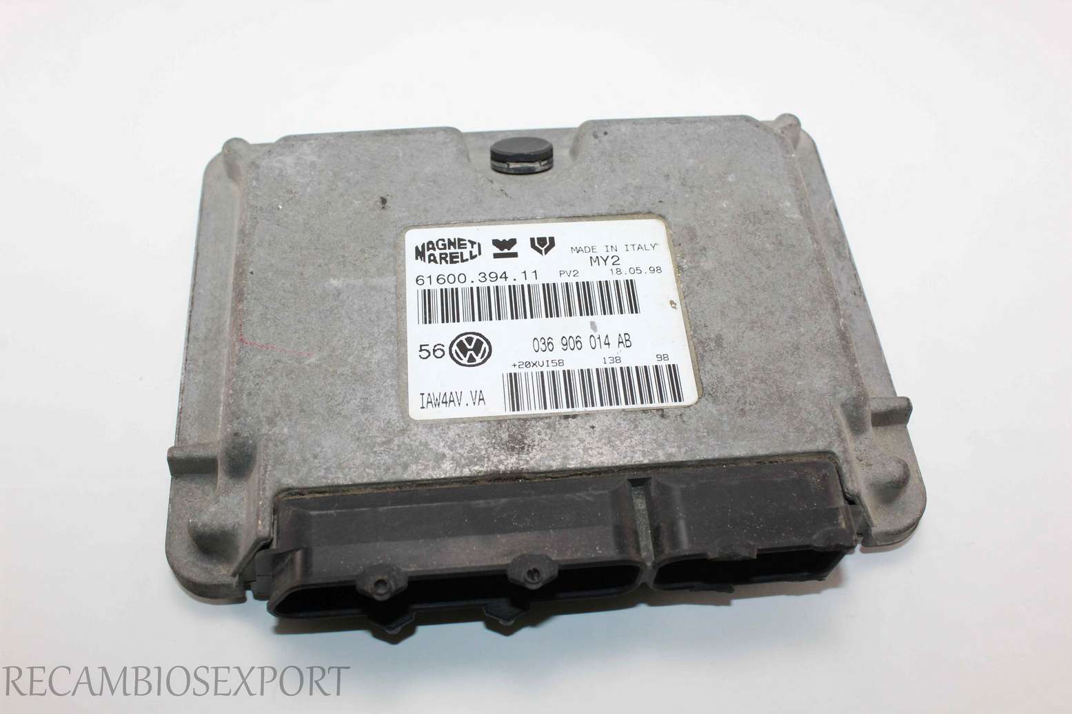 Centralita del motor VW Golf Bora 036906014AB 036 906 014 AB Magneti Marelli 6160039411 61600.394.11 - foto 1