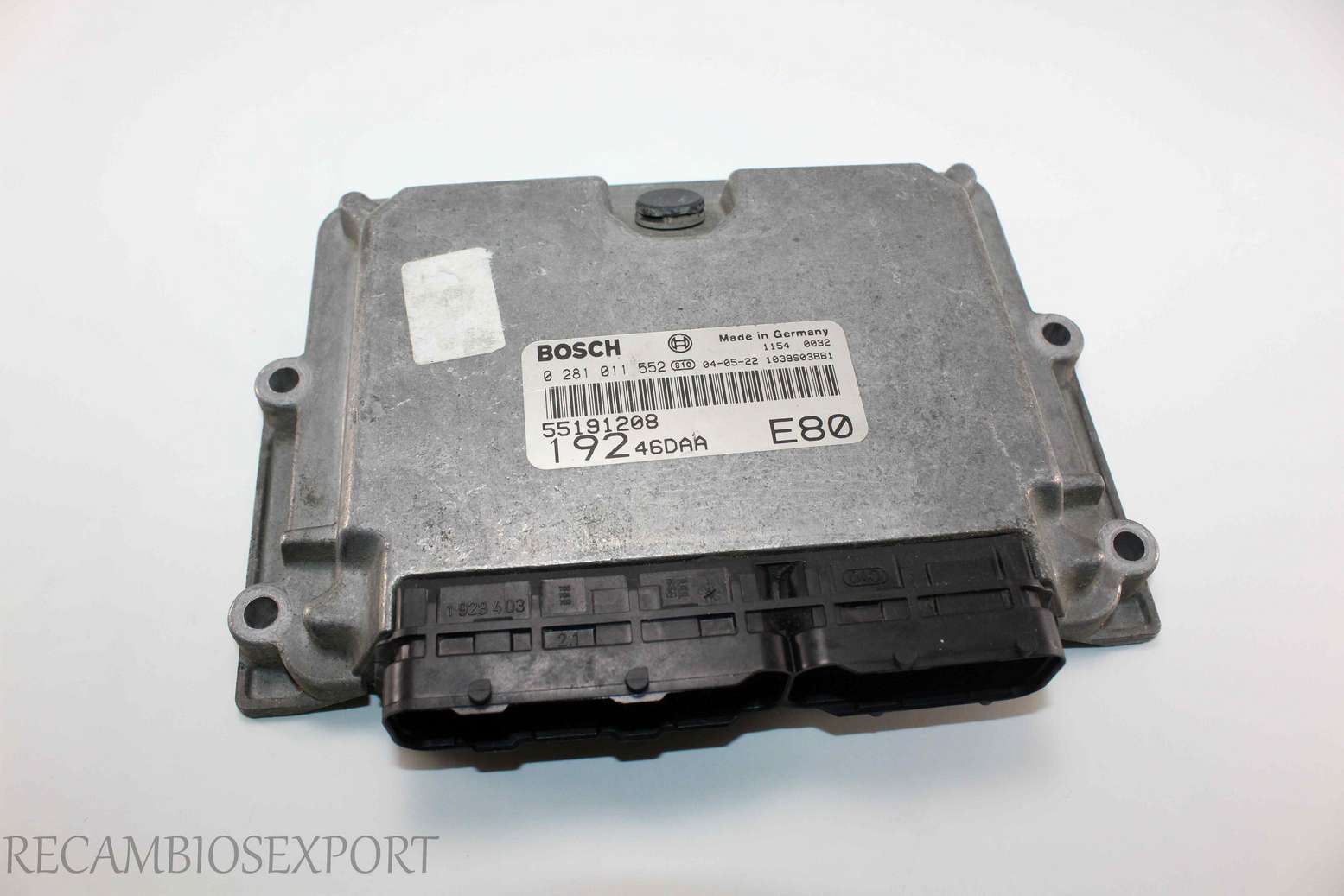 Centralita del motor Fiat Stilo 55191208 Bosch 0281011552 0 281 011 552 19246DAA E80 - foto 1