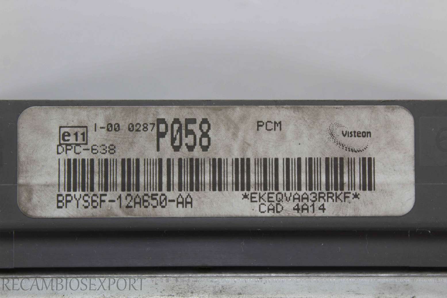Centralita del motor Ford Focus BPYS6F12A650AA BPYS6F-12A650-AA P058 DPC-638 - foto 2