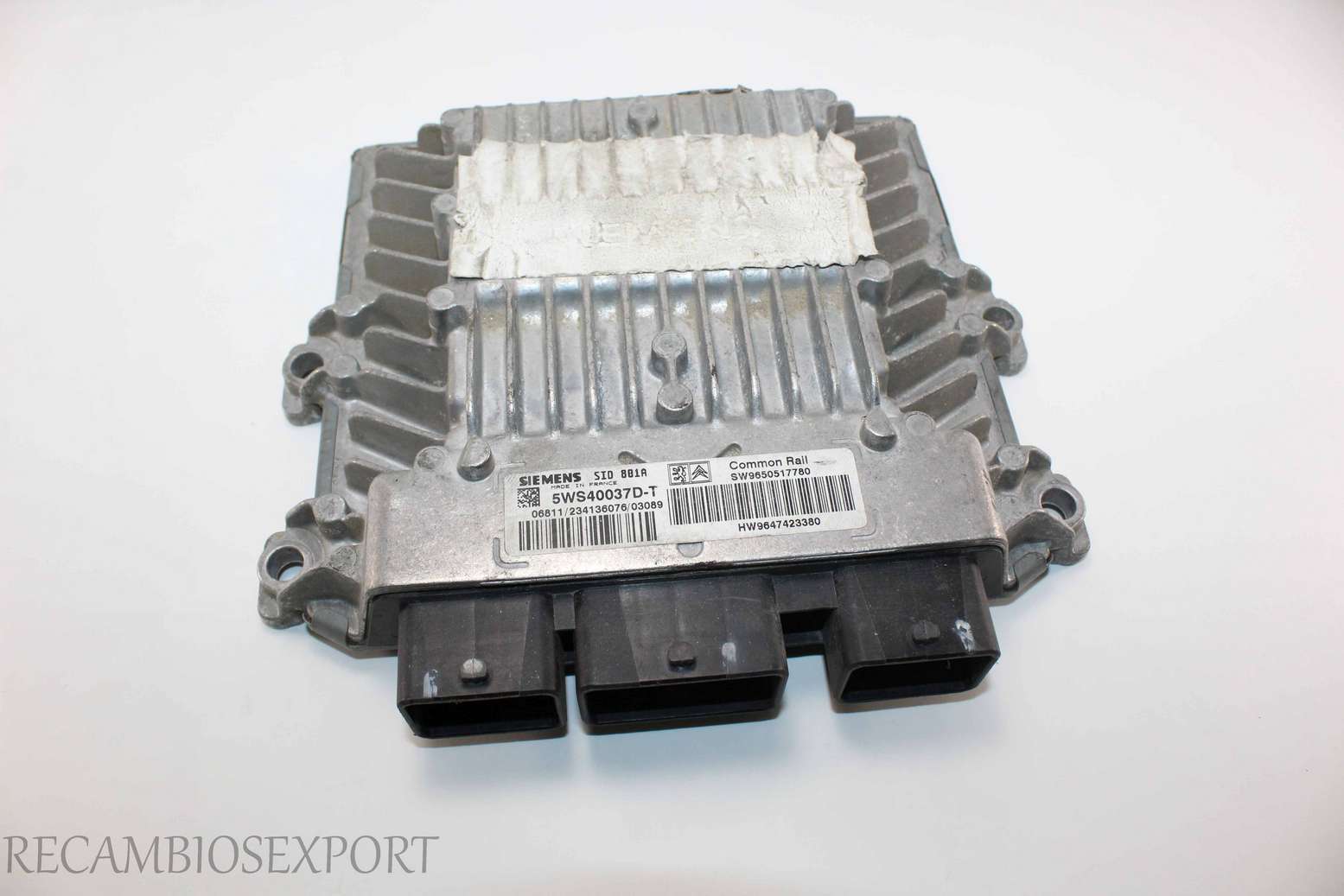 Centralita del motor Peugeot 406 SW9650517780 HW9647423380 Siemens 5WS40037DT 5WS40037D-T - foto 1