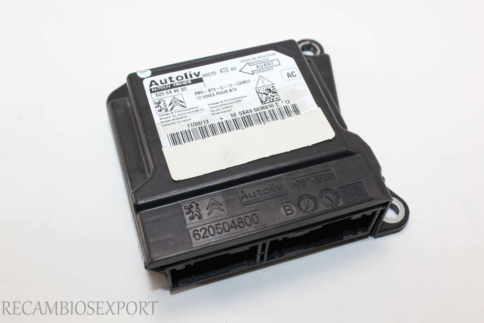 Centralita de airbag Citroen C4 Grand Picasso 9807547380 98075 473 80 AC Autoliv 620644600 620 64 46 00 - foto 1