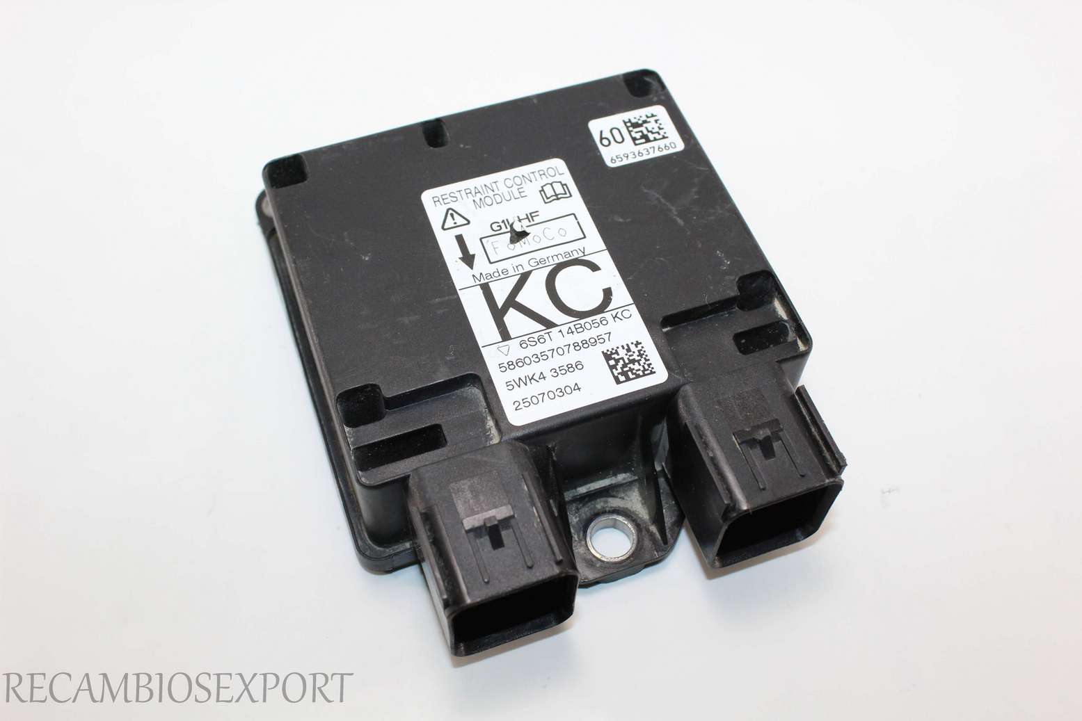 Centralita de airbag Ford Fiesta 6S6T14B056KC 6S6T 14B056 KC Siemens 5WK43586 5WK4 3586 - foto 1