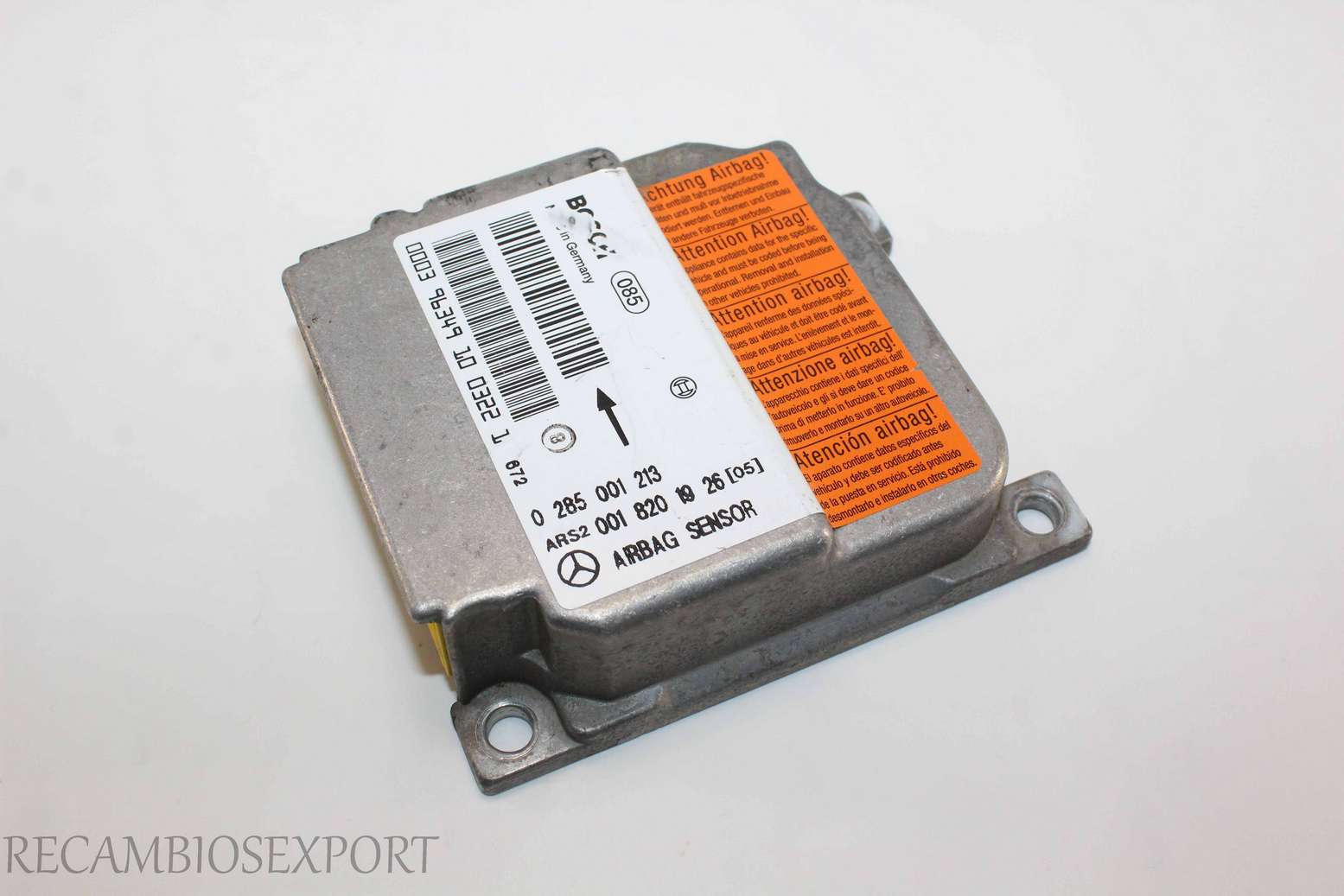 Centralita de airbag Mercedes W210 0018201926 001 820 19 26 Bosch 0285001213 0 285 001 213 - foto 1