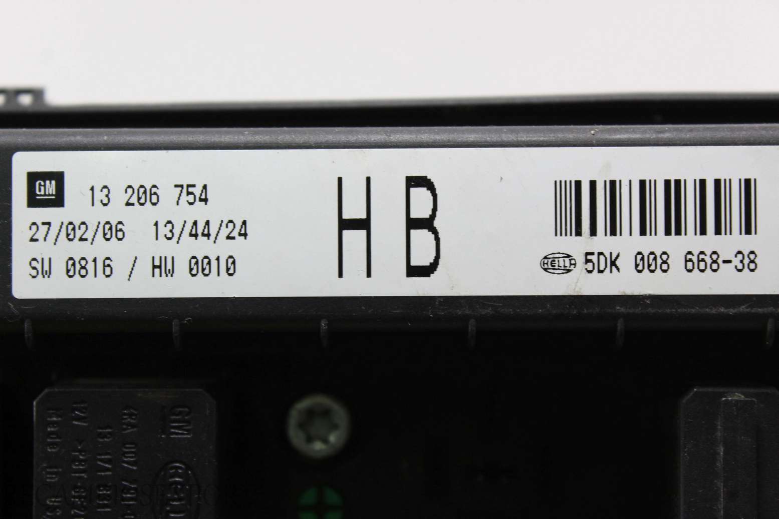 Caja de fusibles Opel Astra H Zafira B 13206754 HB 13206754HB 13 206 754 HB Hella 5DK00866838 5DK 008 668-38 - foto 3