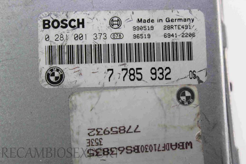 Centralita del motor BMW E38 E39 7785932 7 785 932 Bosch 0281001373 0 281 001 373 - foto 2
