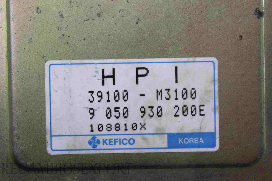 Centralita del motor Kia Hyundai Mitubishi 39100M3100 39100-M3100 9050930200E 9 050 930 200E Kefico - foto 2