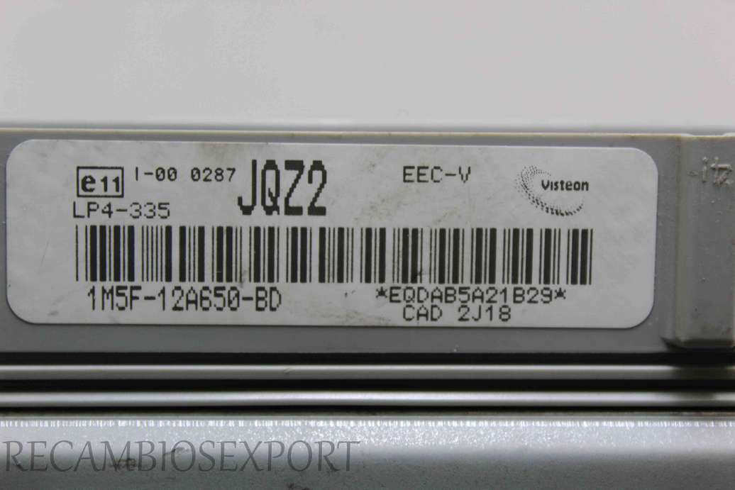 Centralita del motor Ford Focus 1M5F12A650BD 1M5F-12A650-BD JQZ2 LP4-335 - foto 2