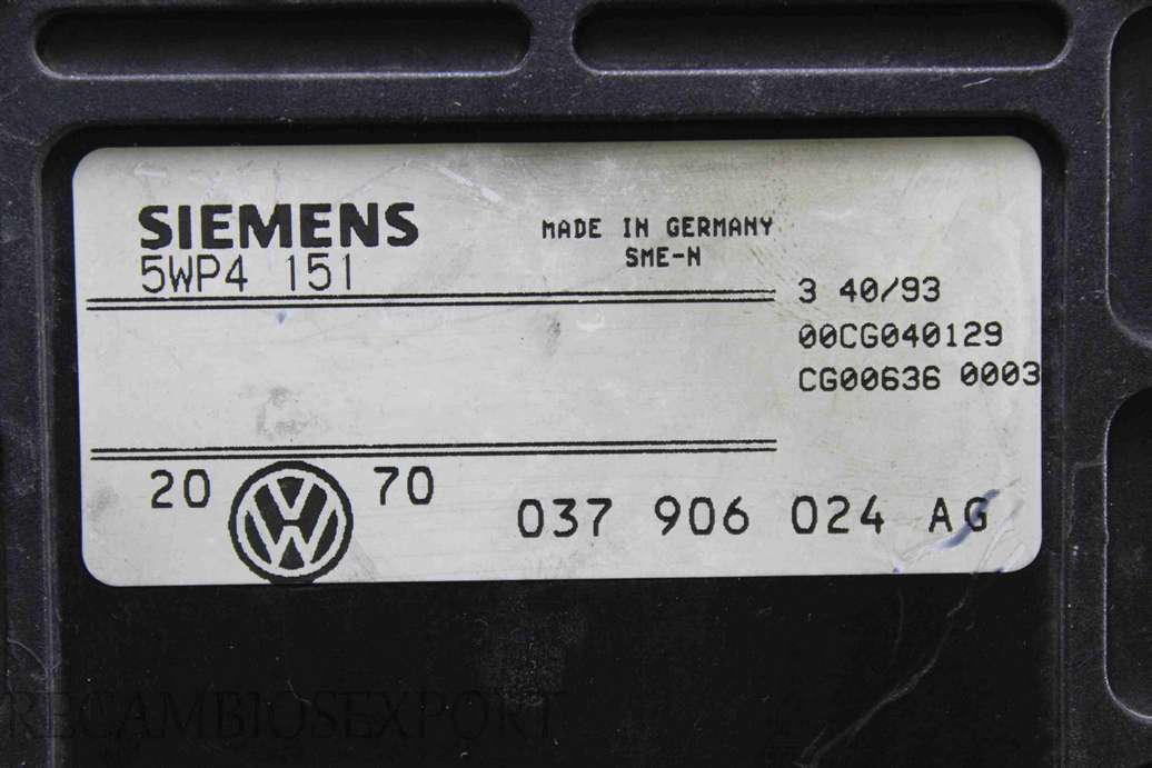 Centralita del motor VW Golf 037906024AG 037 906 024 AG 037906024 AG - foto 2