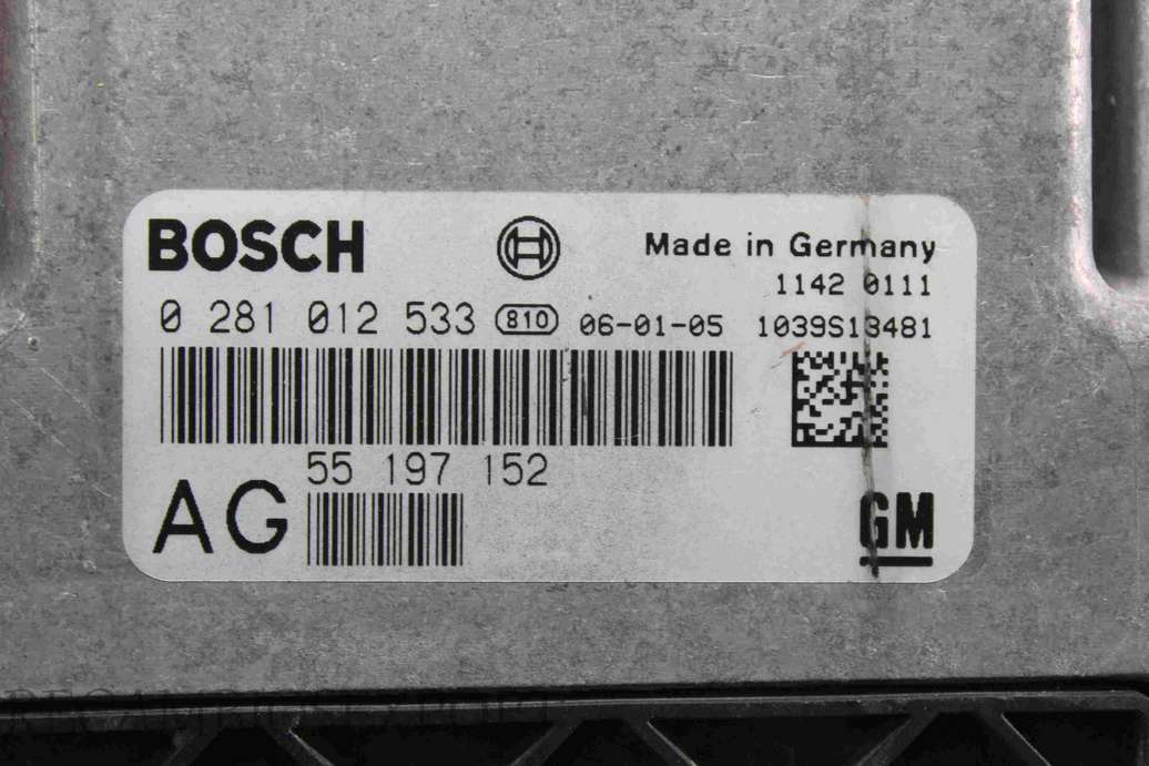 Centralita del motor Opel Vectra AG55197152 AG 55197152 AG 55 197 152 Bosch 0281012533 0 281 012 533 - foto 2