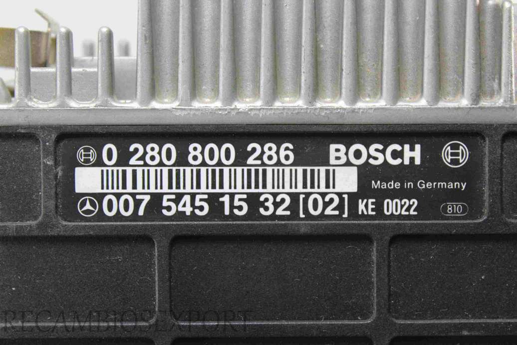Centralita del motor Mercedes W124 W126 0075451532 007 545 15 32 Bosch 0280800286 0 280 800 286 - foto 2