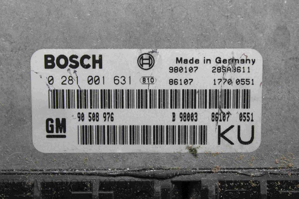 Centralita del motor Opel Vectra B GM 90508976 90 508 976 Bosch 0281001631 0 281 001 631 - foto 2