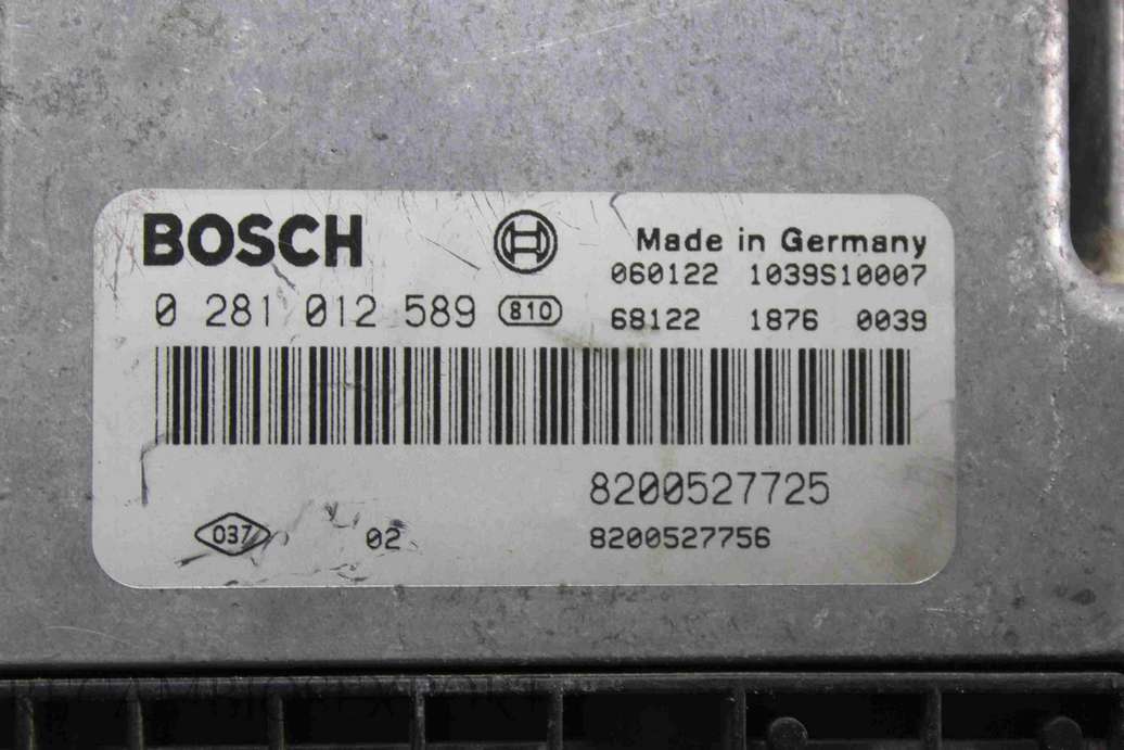 Centralita del motor Renault Megane Scenic 8200527725 8200527725 Bosch 0281012589 0 281 012 589 - foto 2
