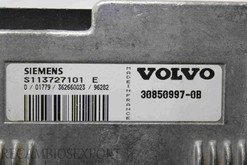 Centralita del motor Volvo S40 V40 308509970B 30850997-0B siemens S113727101E S113727101 E - foto 2