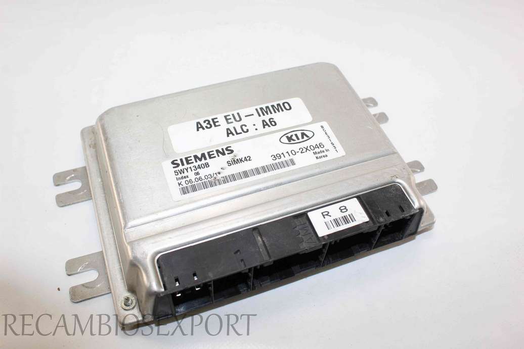 Centralita del motor Kia Rio 391102X046 39110-2X046 Siemens 5WY1340B - foto 1