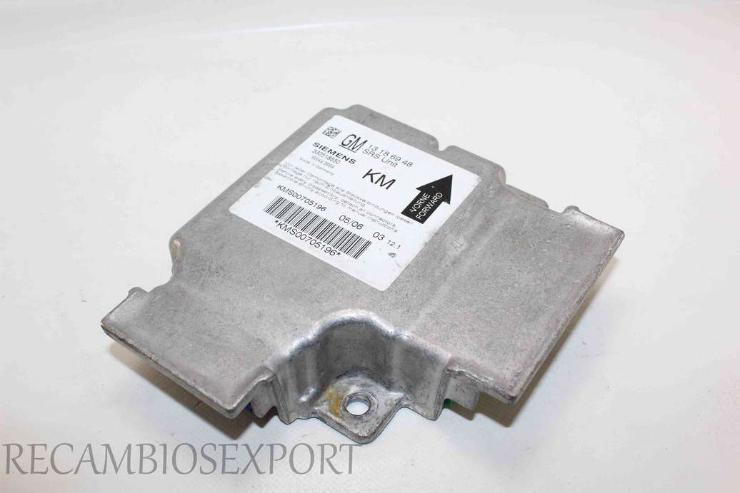 Centralita de airbag Opel Signum Vectra 13186948 13 186 948 GM13186948 Siemens 5WK43654 - foto 1