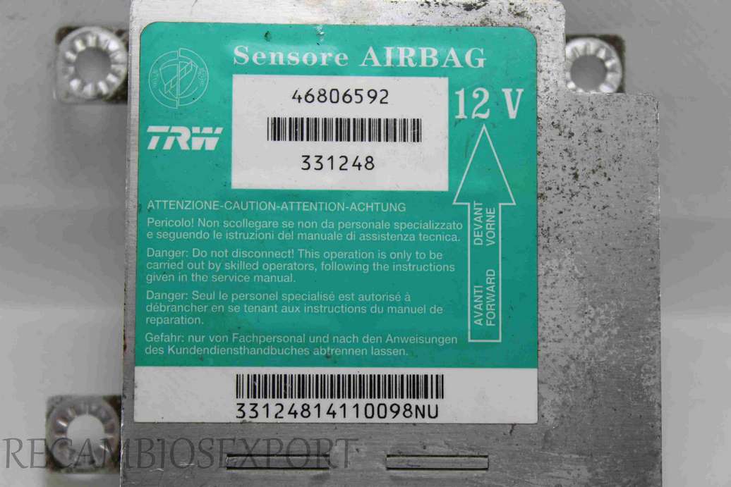 Centralita de airbag Fiat Punto 46806592 - foto 2