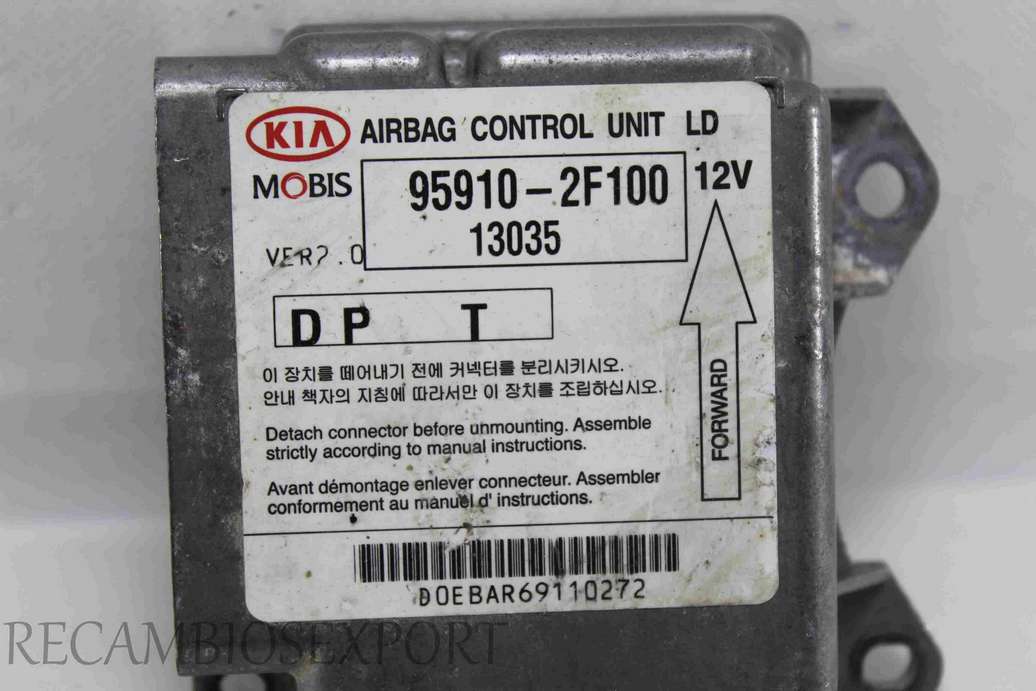 Centralita de airbag Kia Cerato 959102F100 95910-2F100 - foto 2