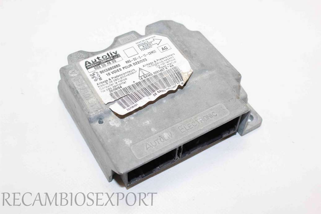 Centralita de airbag Peugeot 407 9655880880 Autoliv 603554600 603 55 46 00 AG - foto 1