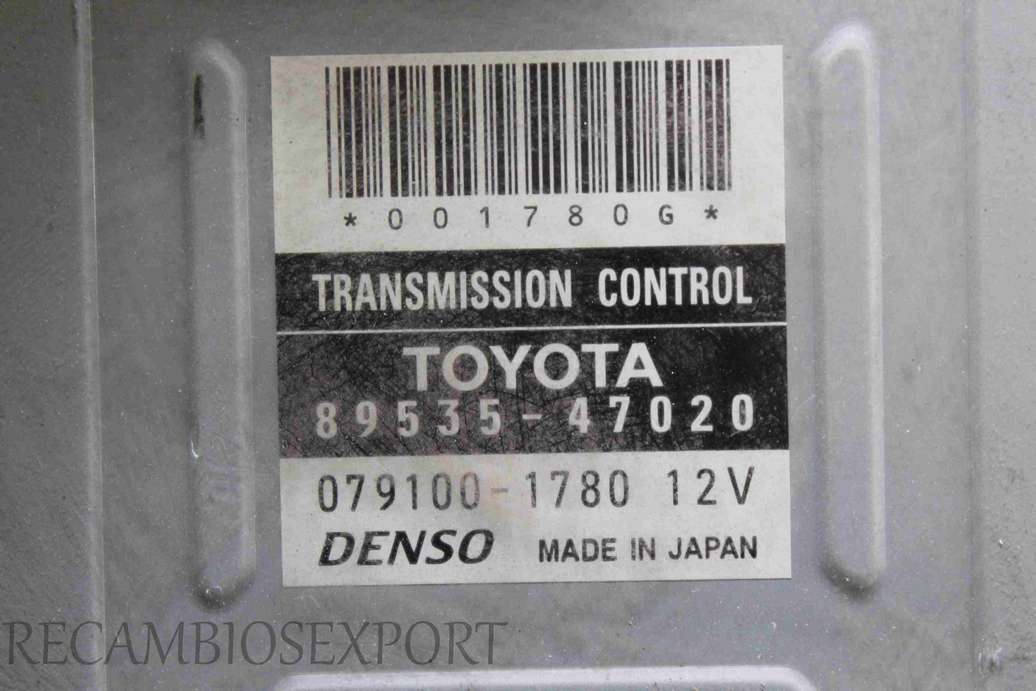 Modulo transmission control Toyota Prius 8953547020 89535-47020 Denso 0791001780 079100-1780 - foto 2