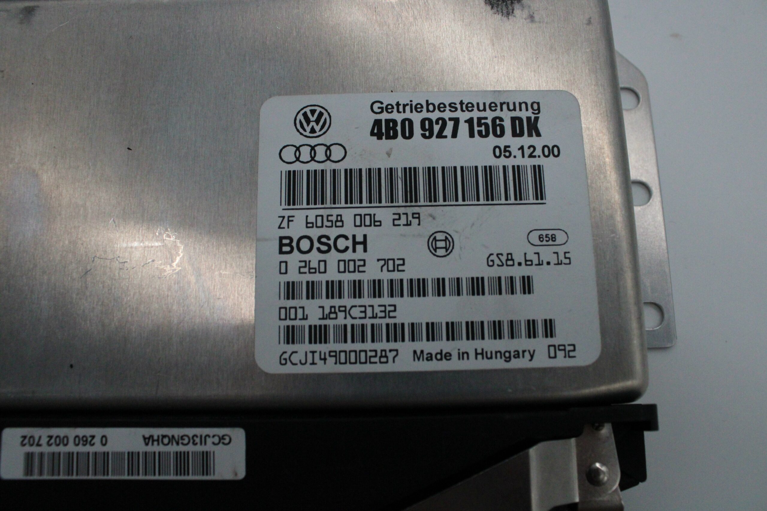 Modulo caja de cambios Audi A6 4B0927156DK 4B0 927 156 DK Bosch 0260002702 0 260 002 702 - foto 2