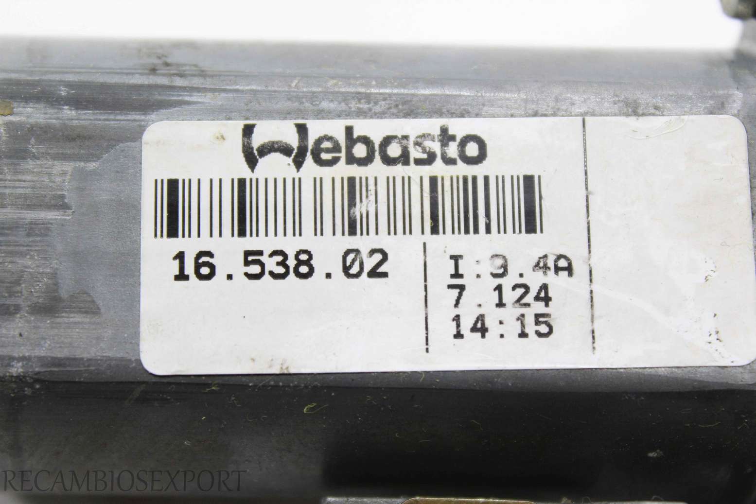 Motor de elevalunas Seat Leon 1653802 16.538.02 2613000 26 130 00 2612900 26 129 00 Webasto - foto 4