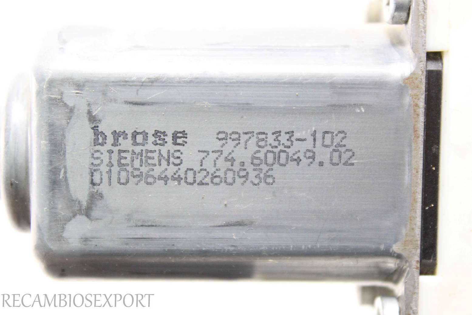 Motor de elevalunas Citroen C5 9649303980 96 493 039 80 0536010901 053.60109.01 Brose 997833102 997833-102 Siemens 7746004902 774.60049.02 - foto 2