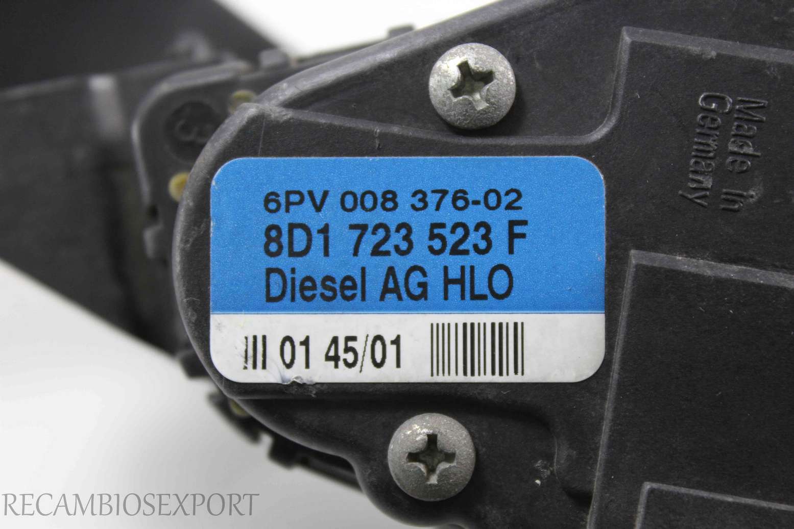 Pedal acelerador Audi VW Skoda Seat 8D1723523F 8D1 723 523 F 6PV00837602 6PV 008 376-02 - foto 2