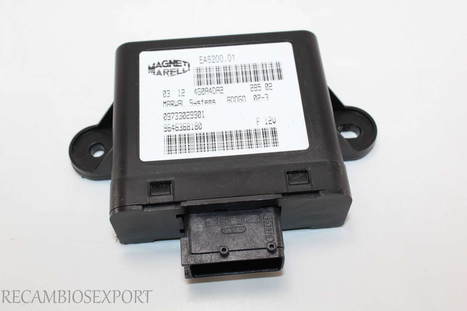 Modulo de control Peugeot 307 9646368180 09733029901 Magneti Marelli 551200016905 EAS20001 EAS200.01 - foto 1