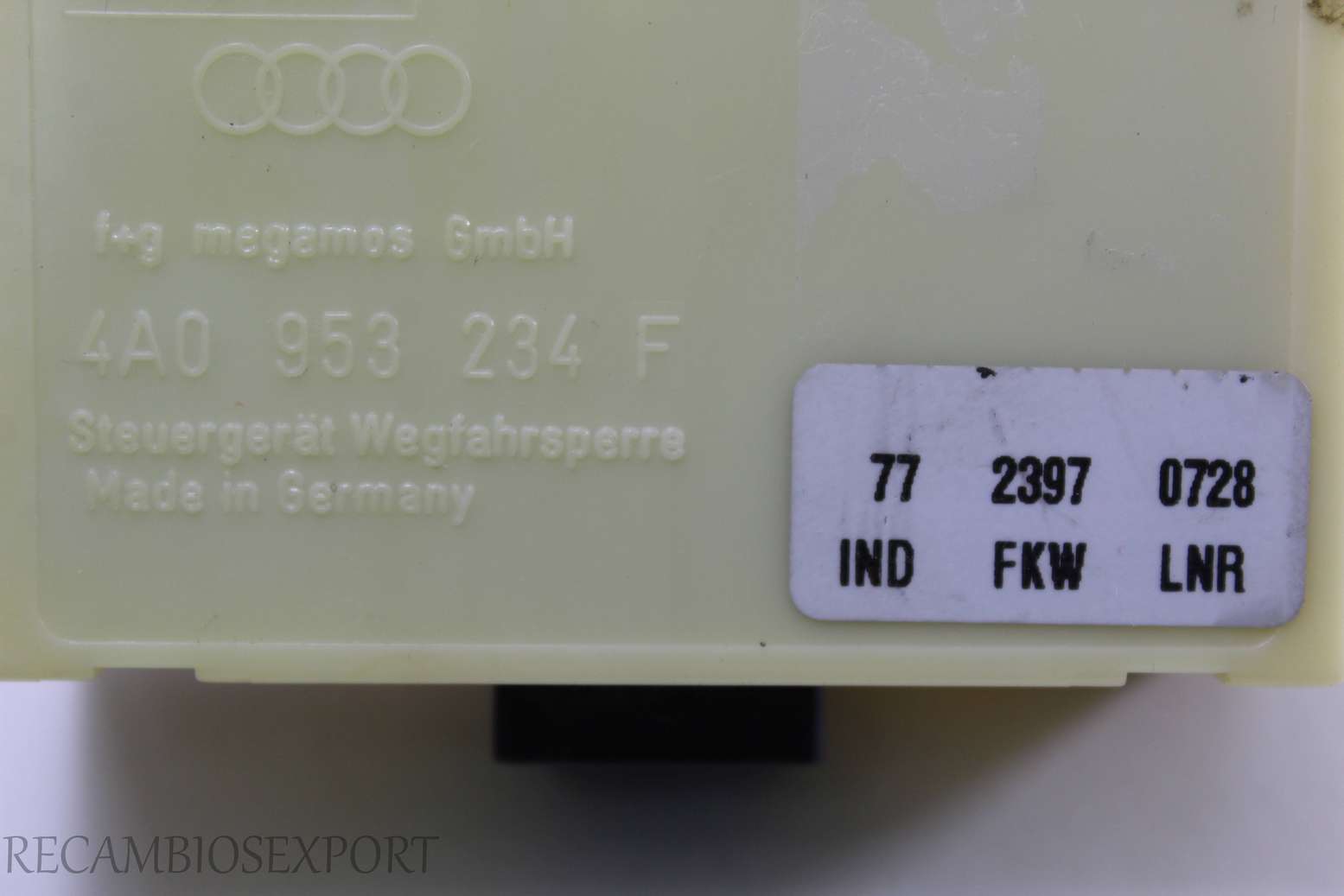 Modulo de inmovilizador Audi A4 B5 A6 4A0953234F 4A0 953 234 F 7723970728 77 2397 0728 - foto 2