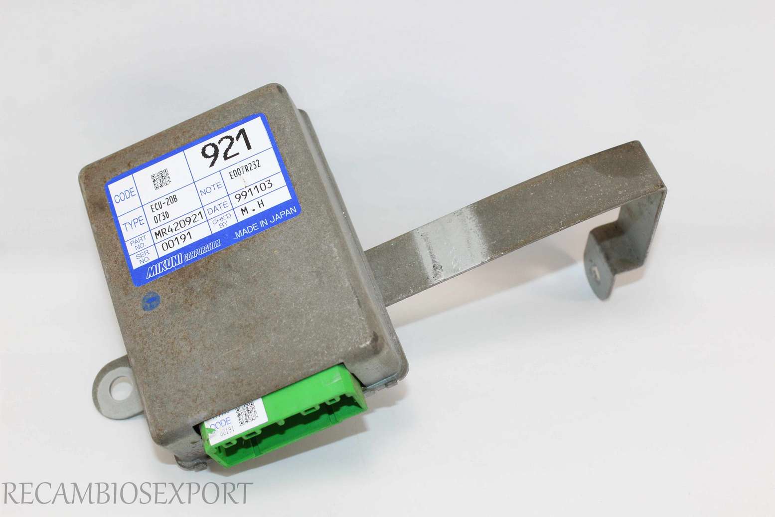 Dispositivo de control Mitsubishi Carisma MR420921 ECU-20B E007R232 - foto 1