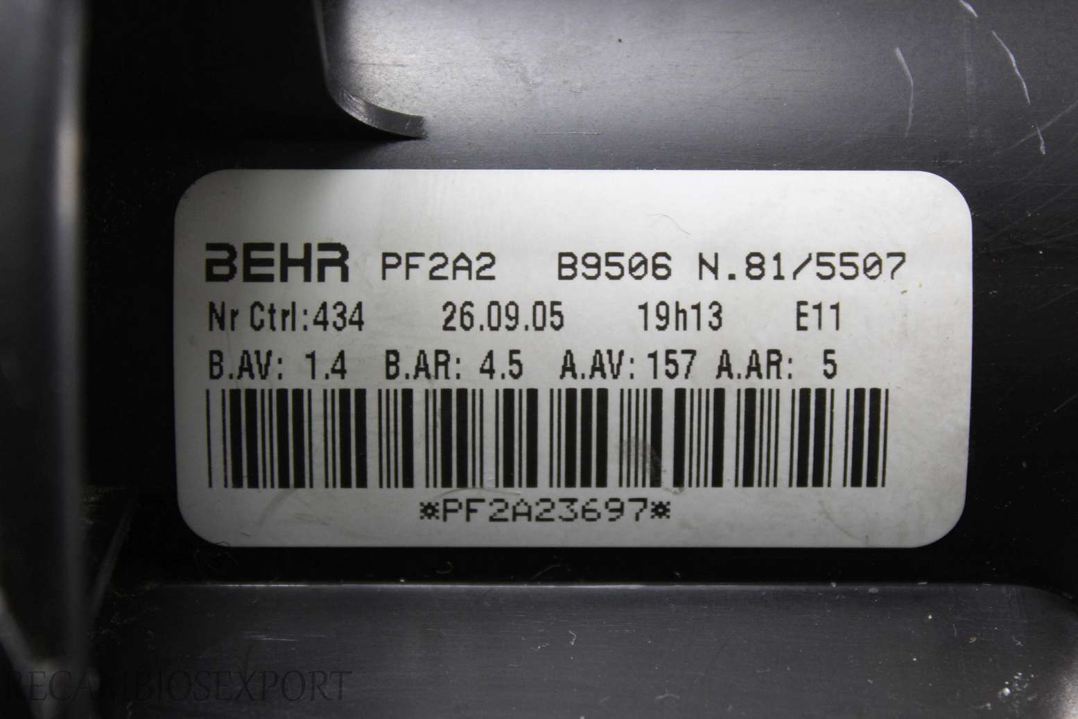 Motor de calefaccion Citroen C4 B9506N815507 B9506 N.81/5507 PF2A2B9506 PF2A2 B9506 Behr - foto 3