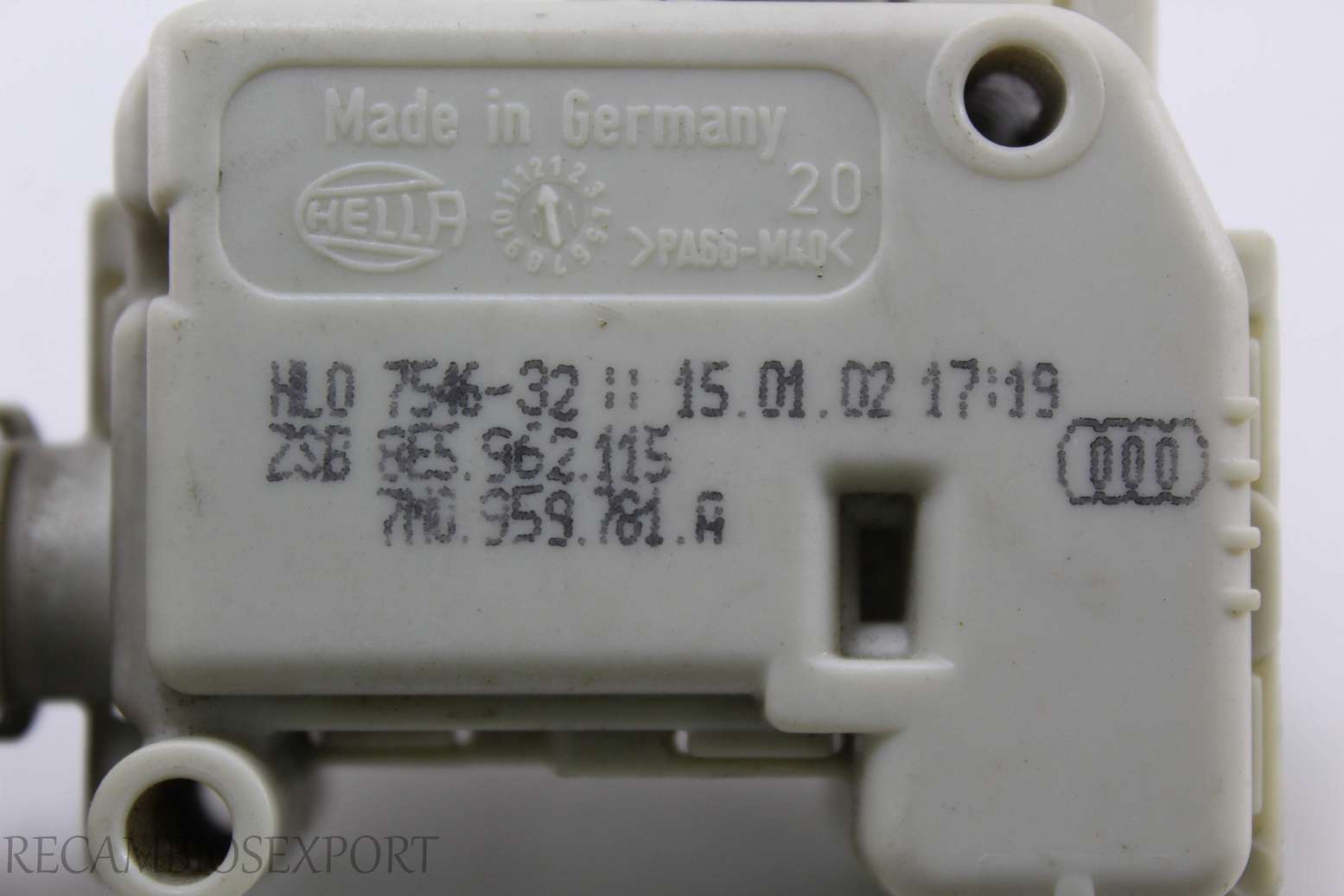 Servomotor Audi A2 VW Touareg ZSB8E5962115 ZSB 8E5962115 8E5 962 115 7M0959781A 7M0 959 781 A Hella - foto 2