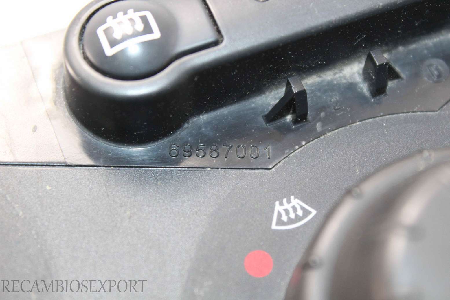 Panel de clima Renault Scenic 69587001 69587003 F6665720 - foto 5