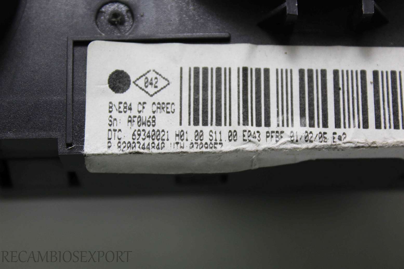 Panel de clima Renault Megane Scenic 8200344840 69340021 - foto 3