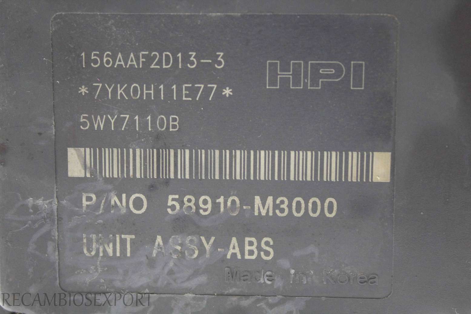 Modulo ABS Kia Joice 58910M3000 58910-M3000 BH60101500 Siemens 5WY7110B - foto 3