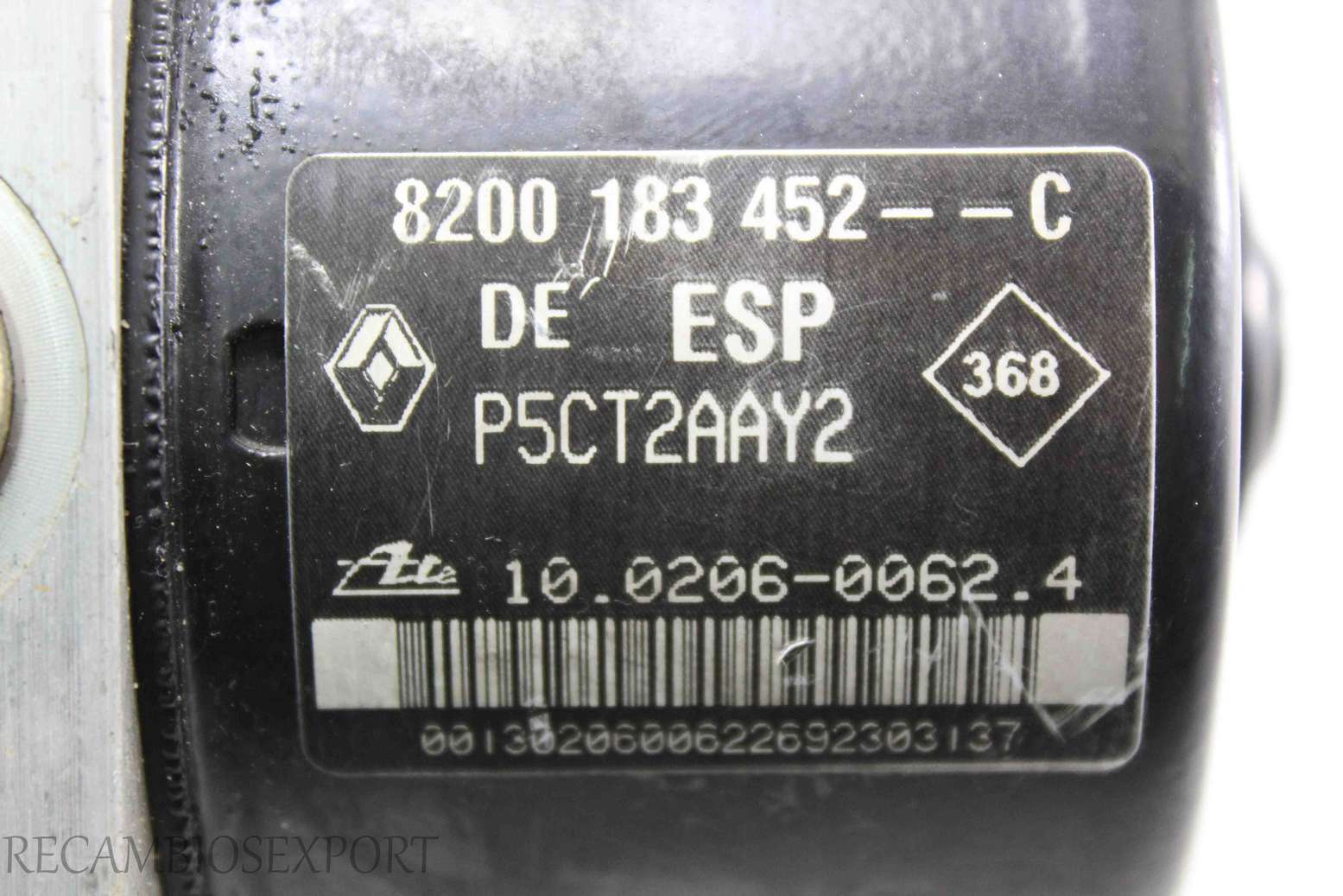 ABS Renault Laguna Espace 8200183452C 8200 183 452 C Ate 10020600624 10.0206-0062.4 10096014203 10.0960-1420.3 00003644E2 - foto 3