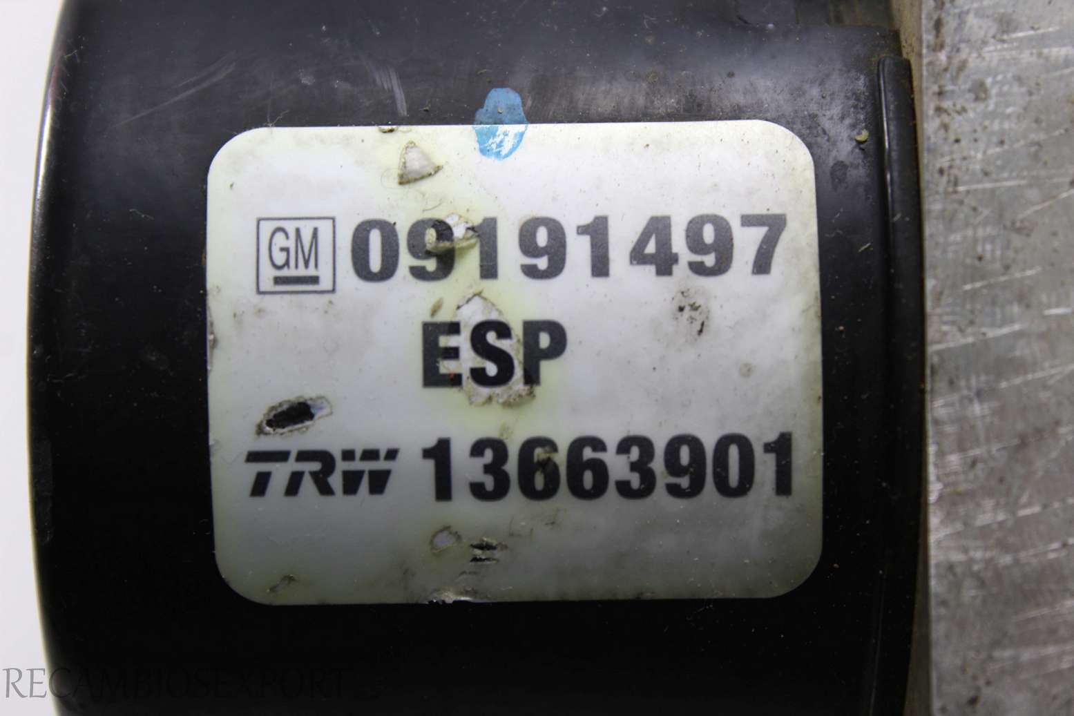 ABS bomba Opel Vectra 09191497 GM TRW 13663901 13509201 54084696A - foto 2
