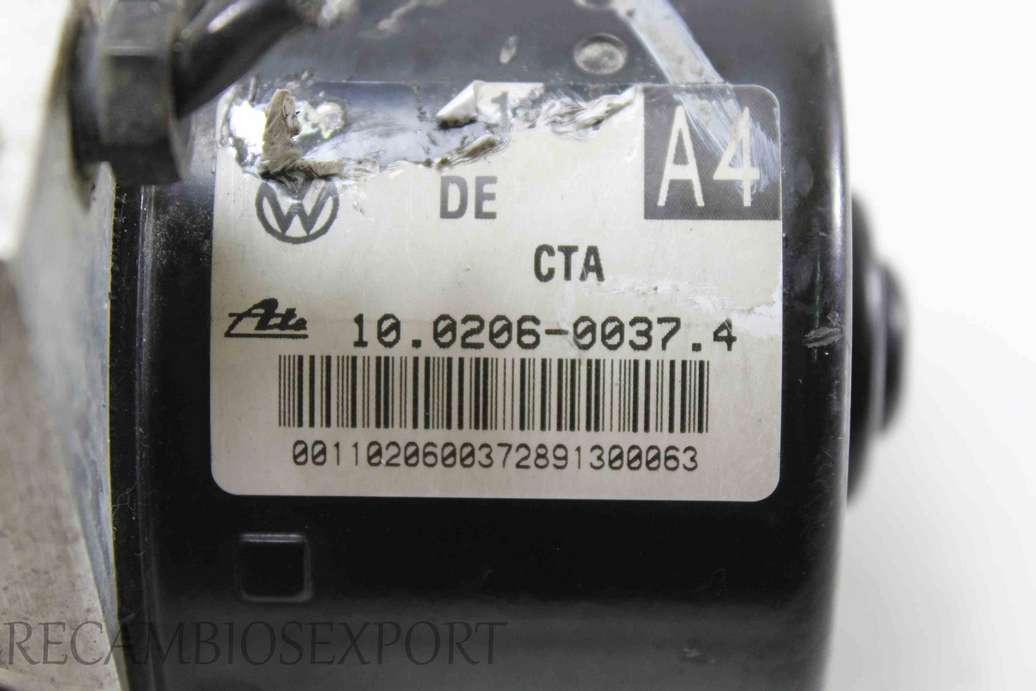 Modulo ABS VW Golf 1C0907379J 1C0 907 379 J 1J0614117F 1J0 614 117 F ATE 10096003153 10.0960-0315.3 10020600374 10.0206-0037.4 - foto 3