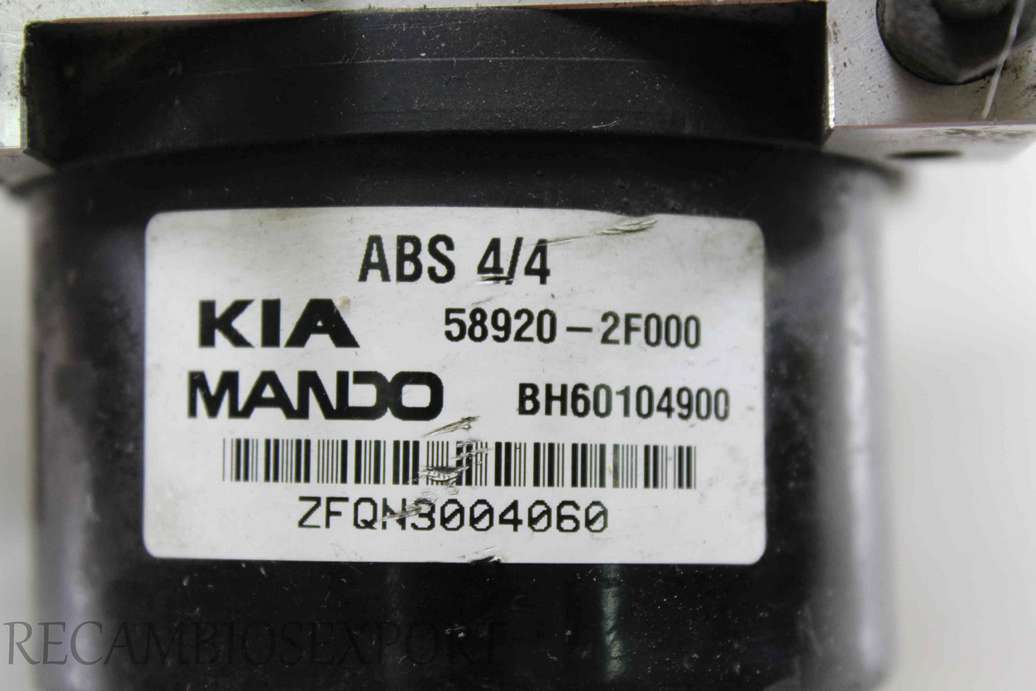 Modulo ABS Kia Cerato 589202F000 58920-2F000 BH60104900 956002F000 95600-2F000 Siemens 5WY7221A - foto 2