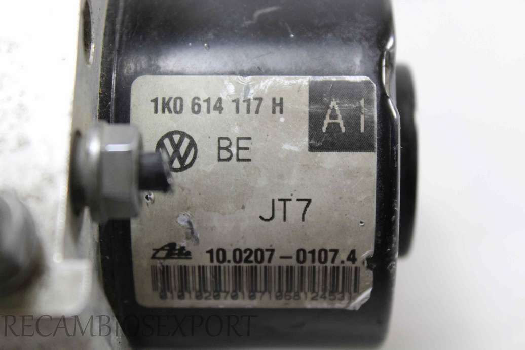 Modulo ABS VW Audi Seat Skoda 1K0614117H 1K0 614 117 H 1K0907379P 1K0 907 379 P ATE 10020701074 10.0207-0107.4 10097003153 10.0970-0315.3 00009496E5 - foto 2