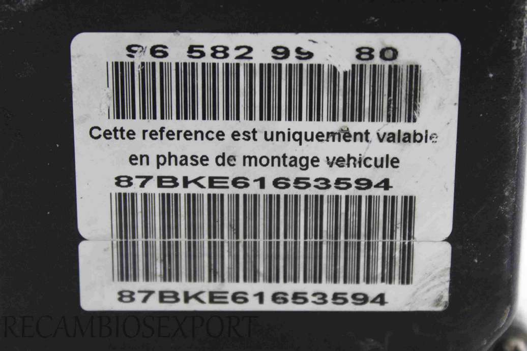 Modulo ABS Citroen C4 9649988180 96 499 881 80 9658299180 96 582 99 180 Bosch 0265234395 0 265 234 395 0265950517 0 265 950 517 - foto 4