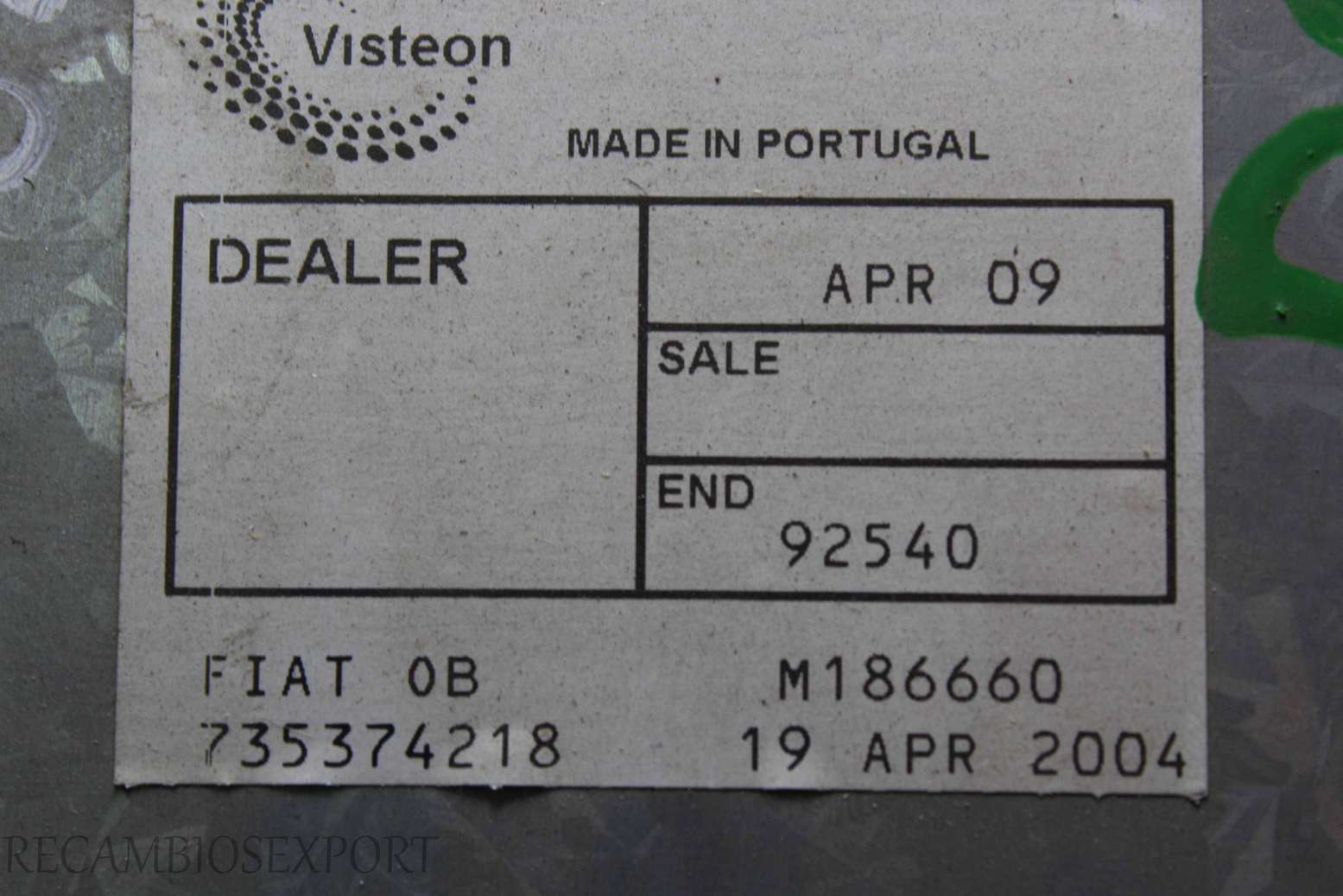 Radio GPS display Fiat Stilo 735374218 M186660 Visteon - foto 3
