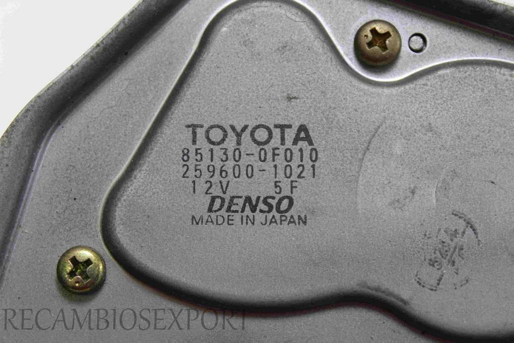Motor de elevalunas Toyota Corolla Verso 851300F010 85130-0F010 2596001021 259600-1021 Denso - foto 2