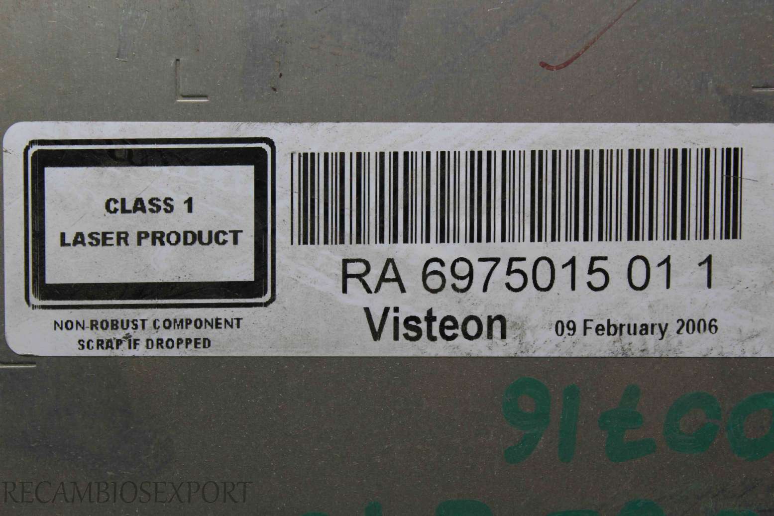 Radio GPS display BMW E81 E87 E90 E91 6975015011 RA6975015011 Visteon - foto 4