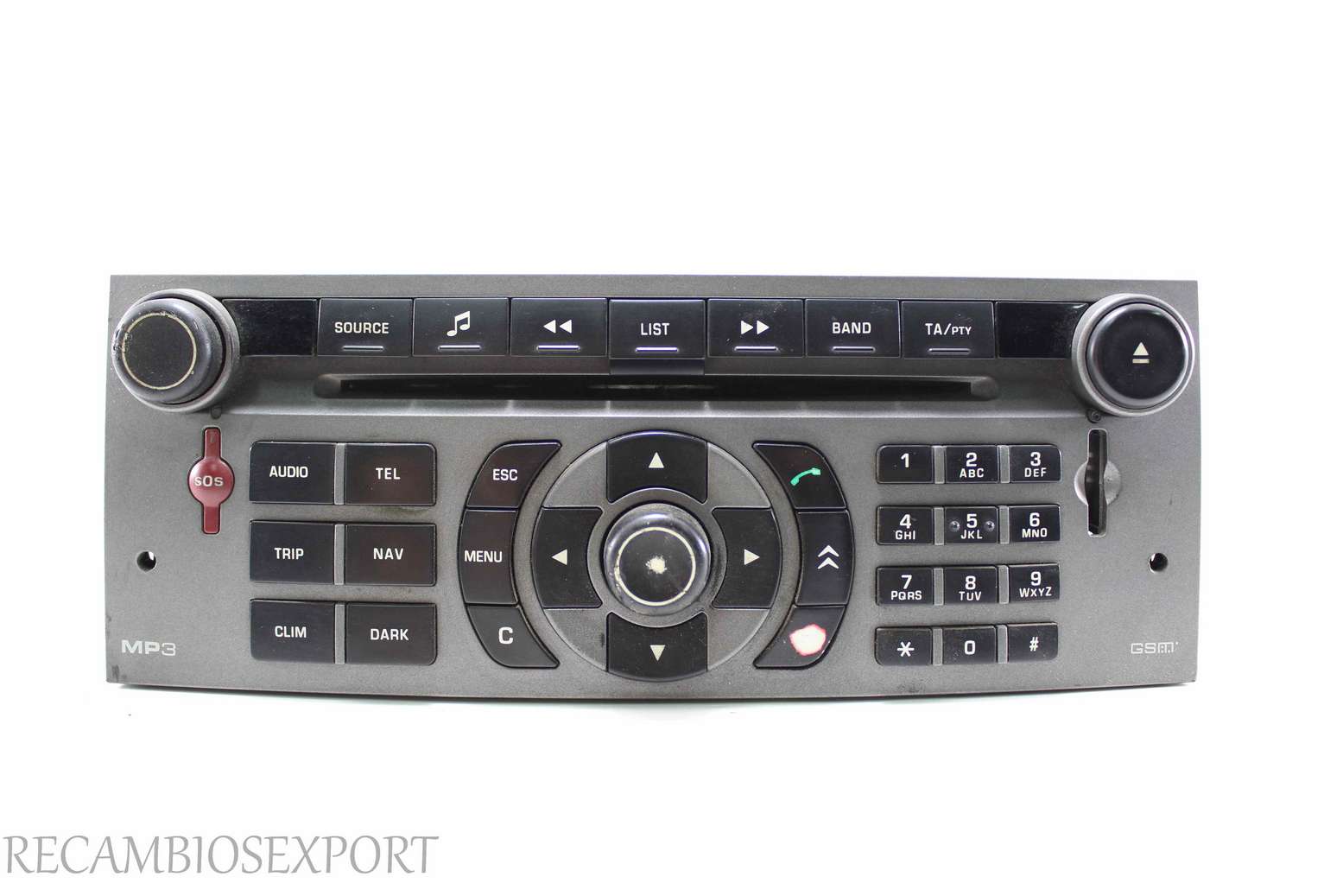Radio GPS display Citroen C5 96601839YW 96601839 YW Magneti Marelli 503550073123 X3GL9CR26 554550076912 - foto 1