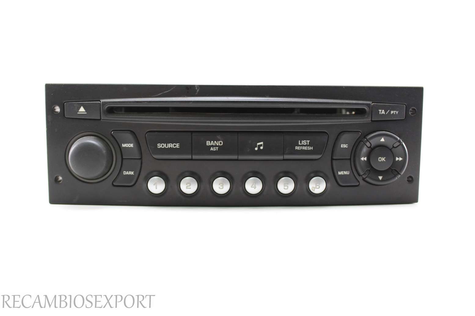 Radio GPS display Peugeot 307 9659139977 96 591 399 77 7645038392 7 645 038 392 - foto 1