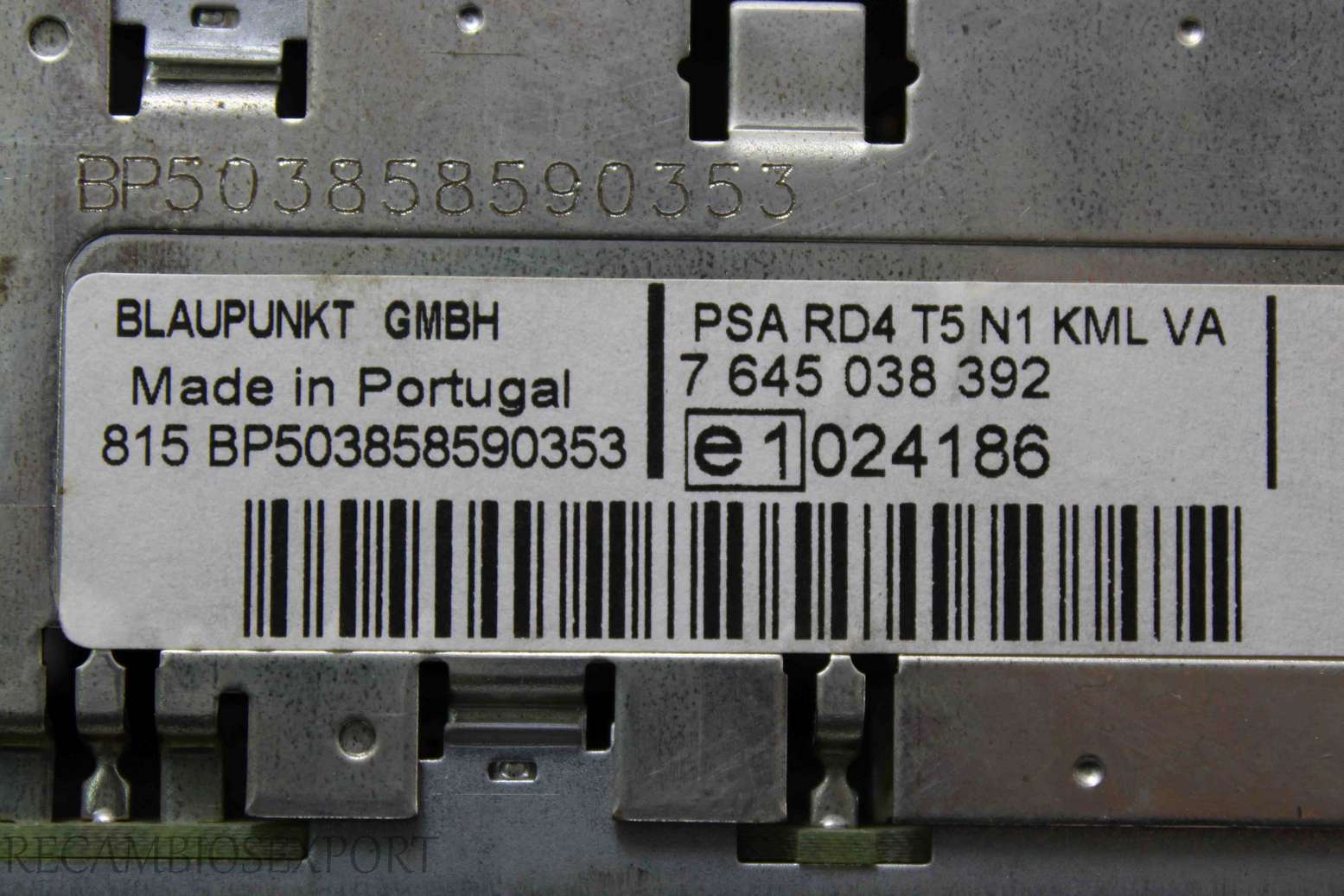 Radio GPS display Peugeot 307 9659139977 96 591 399 77 7645038392 7 645 038 392 - foto 2