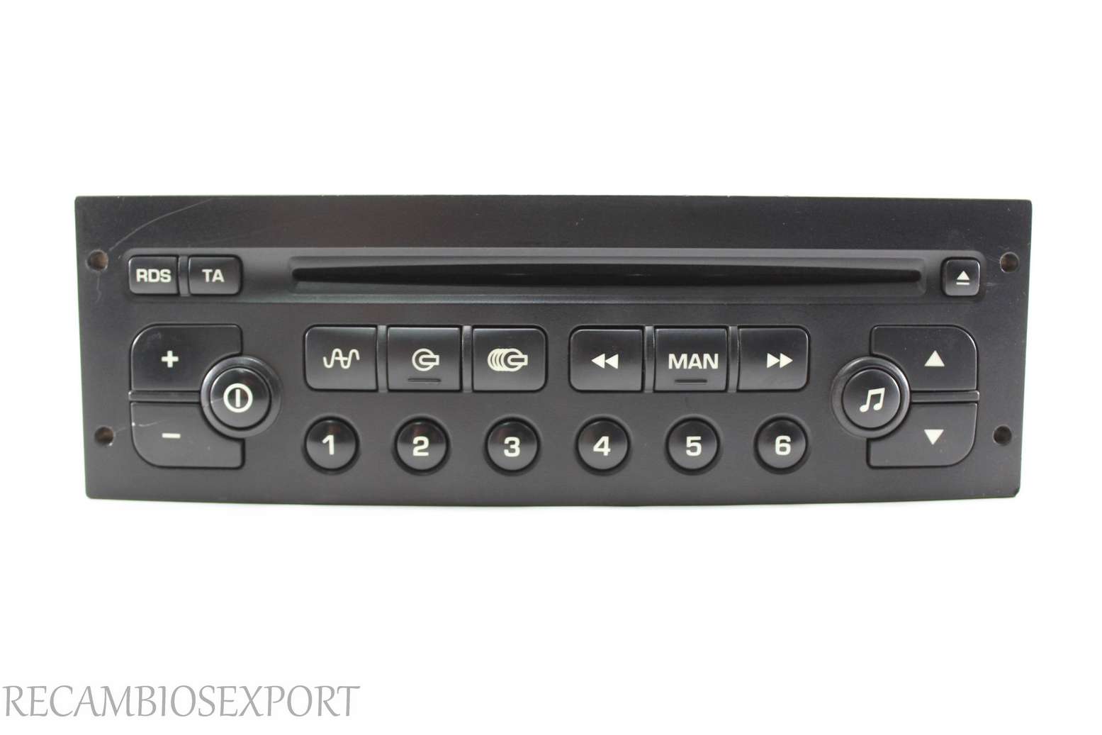 Radio GPS display Peugeot 307 206 96545978XT01 96545978 XT01 96 545 978 XT01 VDV0154120 PSARCD10005 PSARCD100-05 - foto 1