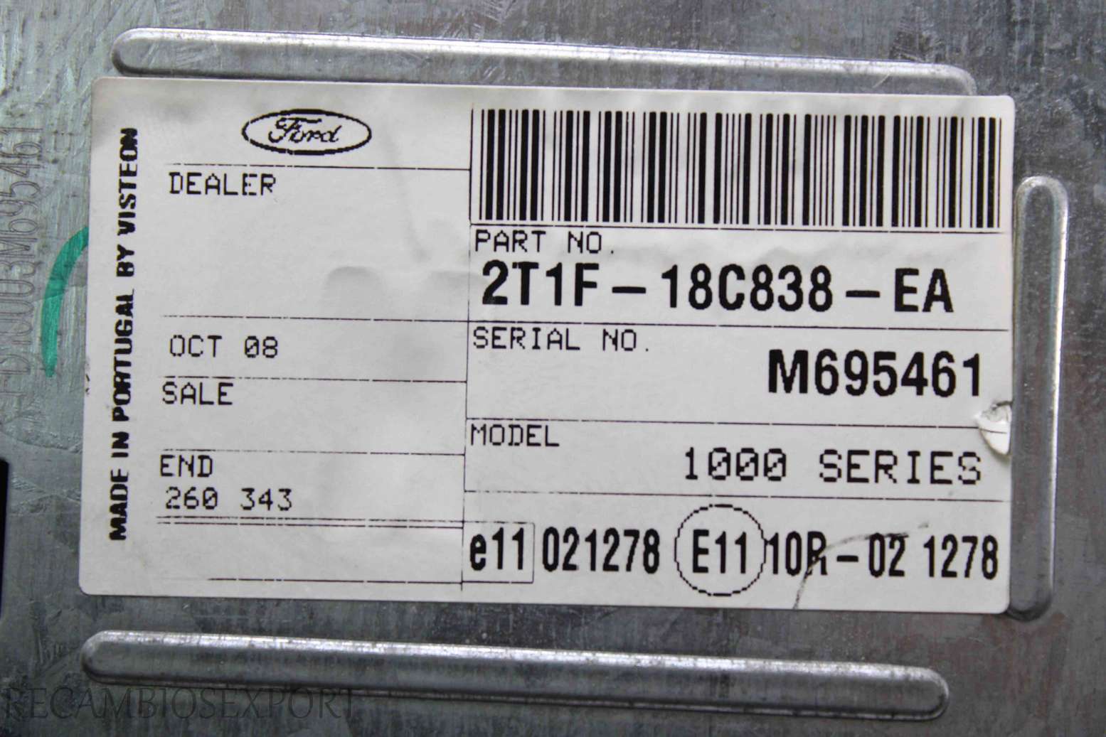 Radio GPS display Ford Transit Connect 2T1F18C838EA 2T1F-18C838-EA M695461 - foto 3